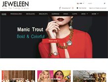 Tablet Screenshot of jeweleen.com